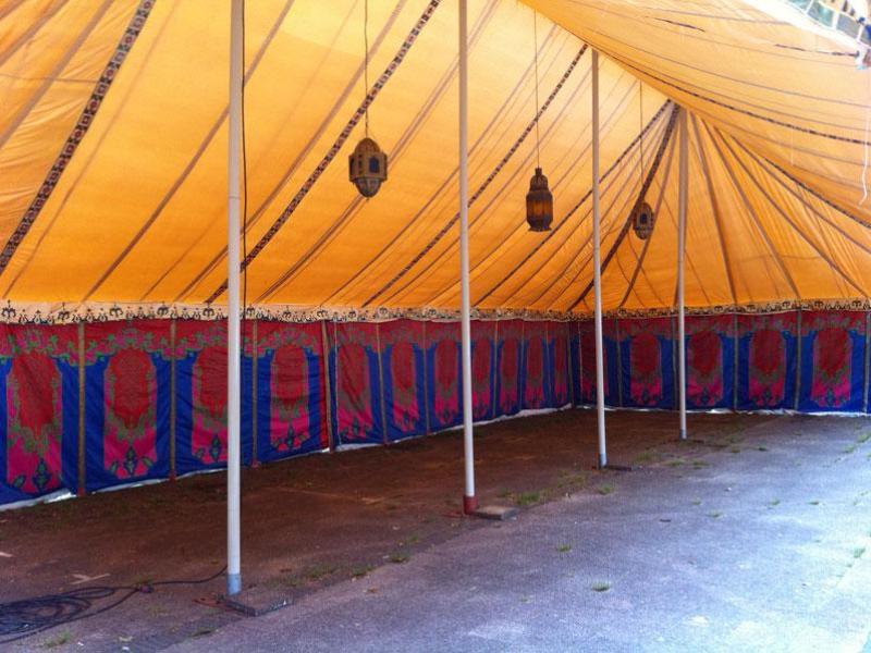 Bollywood canvas festival tent